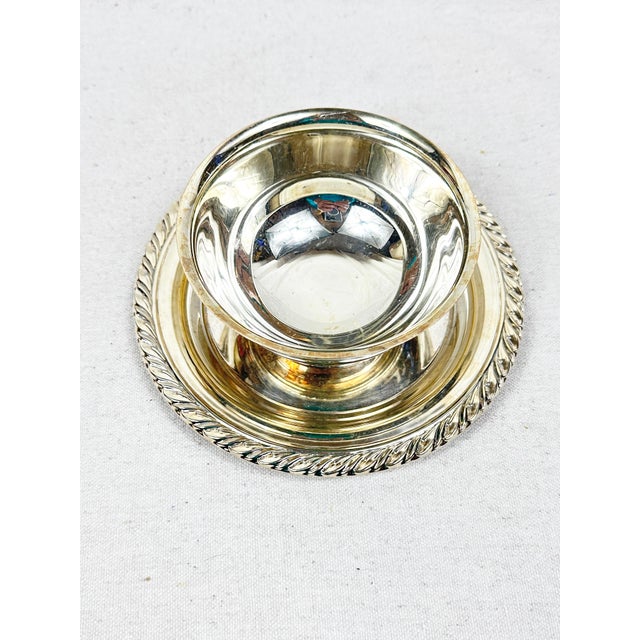 Oneida Vintage Oneida Silver-Plated Flower Frog For Sale - Image 4 of 6