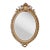 Large French Belle Époque Era Gilded Oval Mirror For Sale