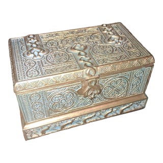Tiffany Bronze Double Inkwell For Sale