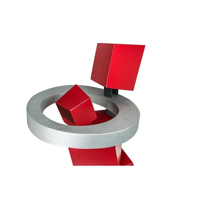 Thomas Schönauer, Circle Line Sculpture, 2007, Steel For Sale - Image 3 of 6