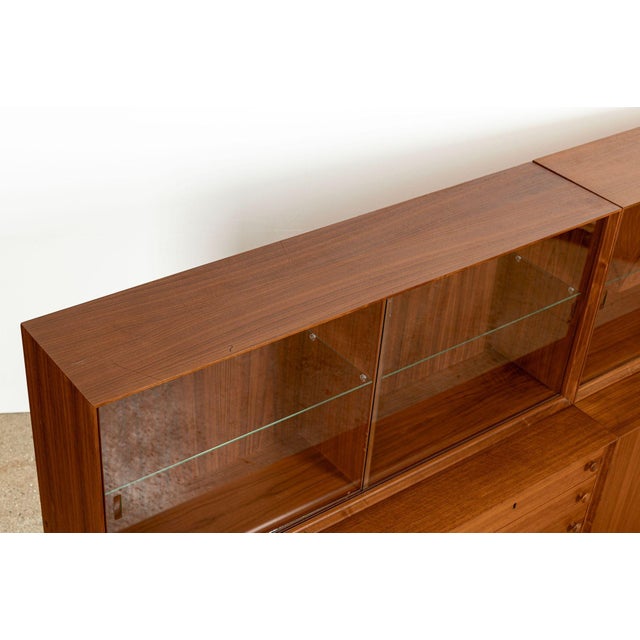 Pair of Swedish Mid-Century Modern Teak Bookcase Display Cabinets, 1960s For Sale - Image 14 of 18