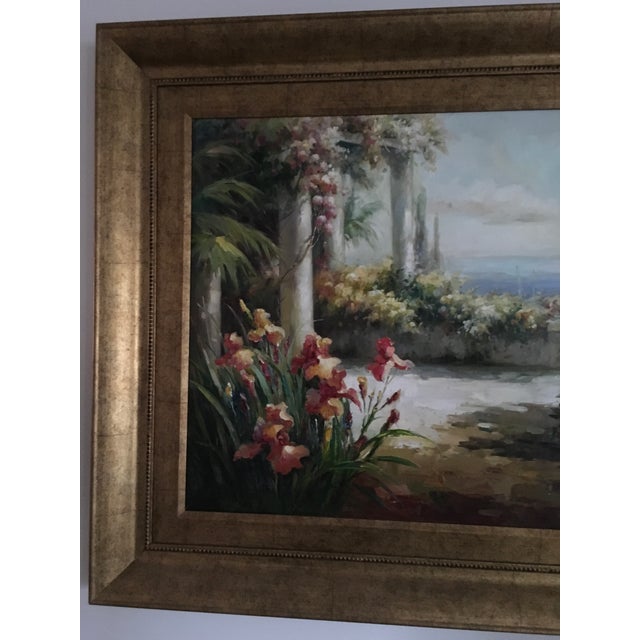 1990s 1990s European Seascape Framed Painting on Canvas For Sale - Image 5 of 11