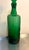 1950s-60s midcentury extra-large green glass bottle/decanter. One small chip in base of top, as shown. It is not visible...