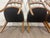Vintage Mid Century Modern MCM Upholstered Dining Side Chairs - Set of 4 For Sale - Image 10 of 11
