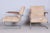 Bauhaus Czech Bauhaus Armchairs and Stool in Beech and Chrome in Steel, 1920s, Set of 3 For Sale - Image 3 of 12