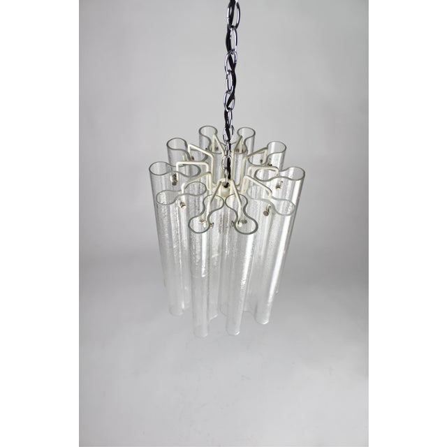 Mid-Century Modern Venini Infinity Pendant in Hand-Blown Corteccia Murano Glass, Italy, 1960s For Sale - Image 3 of 11