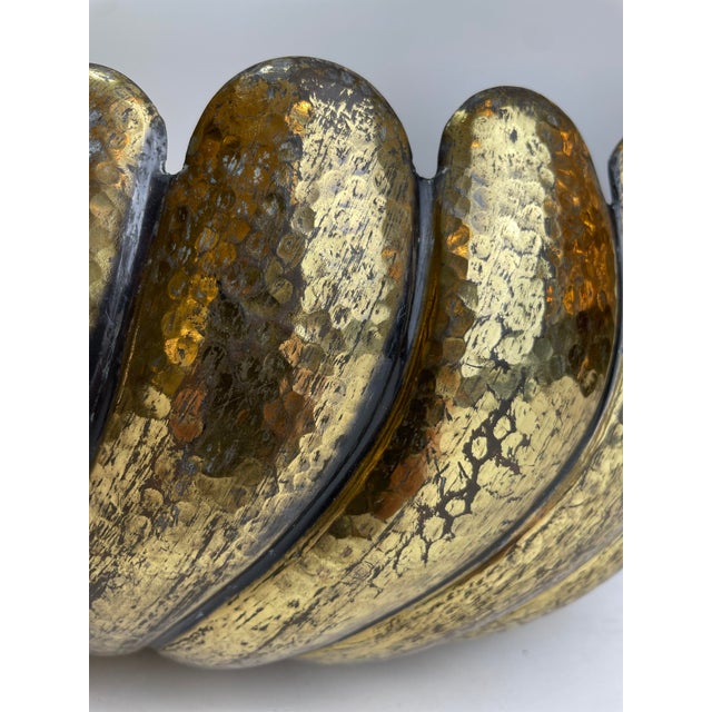 Metal Italian Brass Bowl in the style of Egidio Casagrande, 1970s For Sale - Image 7 of 17