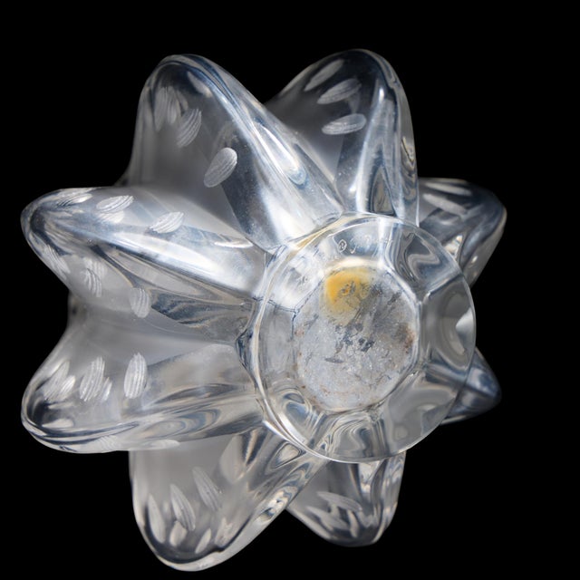 White Lalique French Claude Frosted Vase For Sale - Image 8 of 8