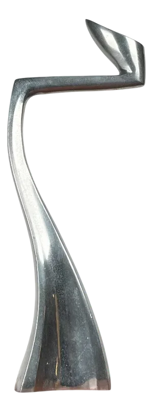 Postmodern Arclumis Series Swan Aluminum Candleholder by Matthew Hilton for SCP England, 1980s