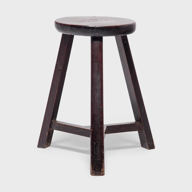 Chinese Lotus Stool, C. 1900 For Sale - Image 4 of 8