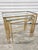 Vintage Italian Mirrored Brass Nesting Tables-Set of 3 For Sale In New York - Image 6 of 12