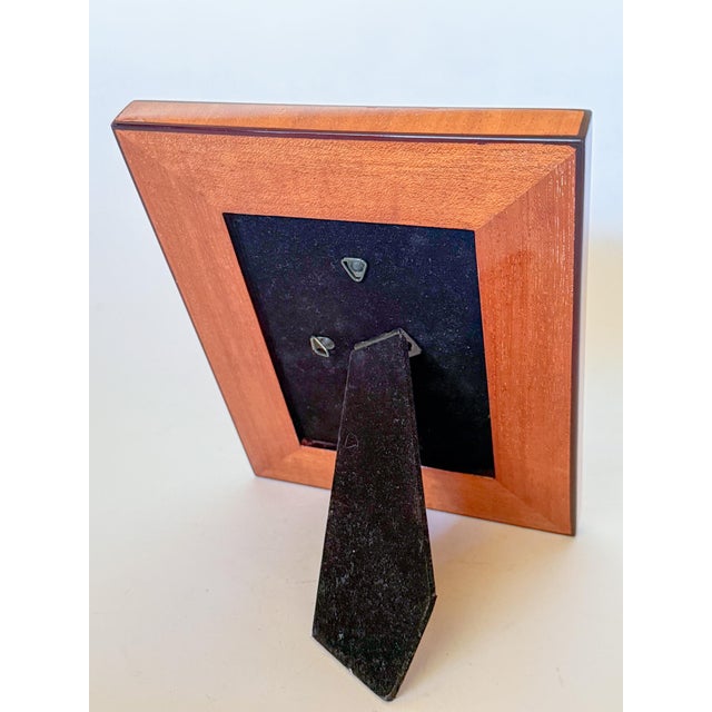 Lacquered Inlaid Wood Picture Frame For Sale In Dallas - Image 6 of 6