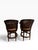 Pama Furniture Black and Gold Swivel Bar Stools - Set of 2 For Sale - Image 4 of 10