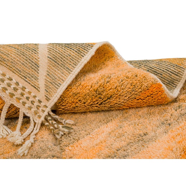 Hand-Knotted Wool Rug by Azele Studio For Sale - Image 6 of 10