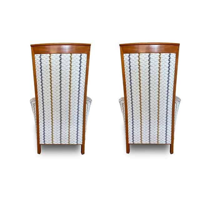 Late 20th Century Pair of Armchairs With New Upholstery For Sale - Image 4 of 8