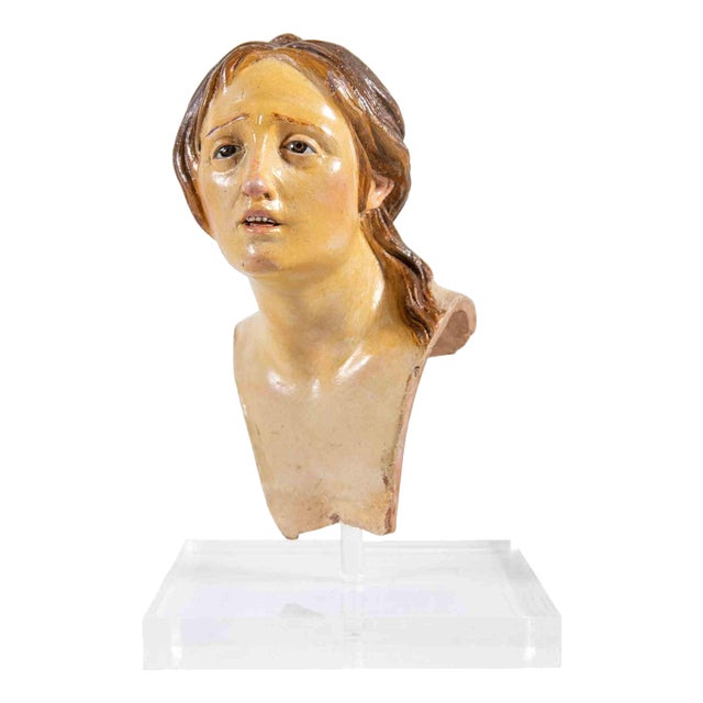 Head of Woman, Italy, 18th Century For Sale