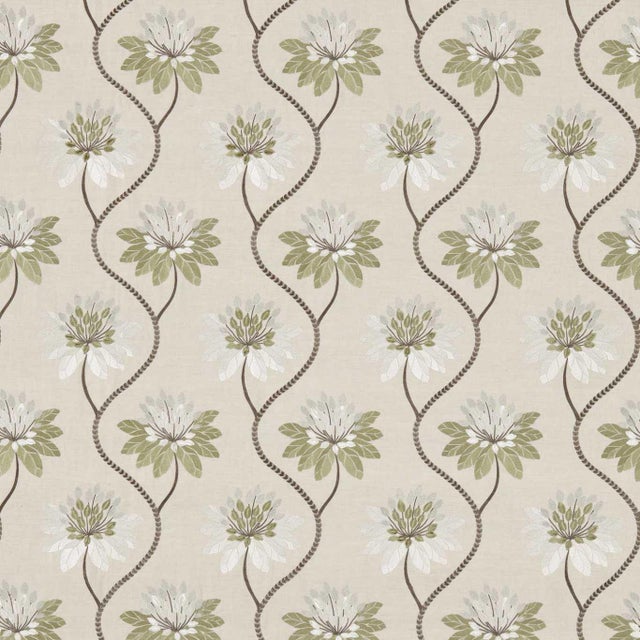 Harlequin Eloise Fabric in Avocado For Sale