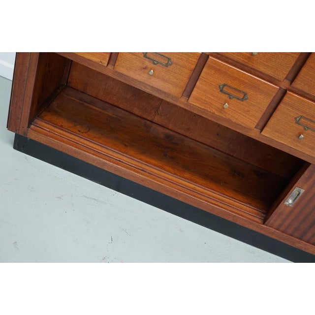 Vintage Dutch Hardwood Filing Cabinet For Sale - Image 18 of 18