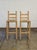 W16 D16 H43 SW15 SD14 SH29 Vintage Barstools in overall good condition in as found condtion. The pair shows to be sturdy...