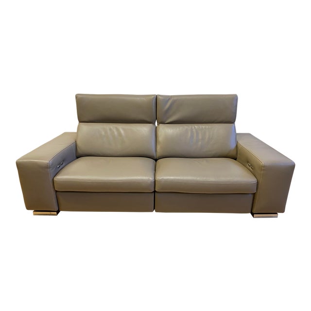 Roche Bobois Leather "Moving" Recliner Sofa Chairish