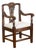 English 19th Century Mahogany Child's Chair with Feather Motifs and Marquetry For Sale