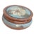 Pride Craft Barbados Floral Hand Painted Pottery Lidded Jar Trinket Box 4722b For Sale