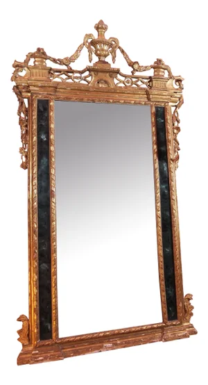 19th Century Italian Gilt Wood Mirror