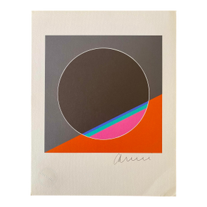 Eugenio Carmi, Signed 1970’s Lithograph Print, Abstract, Contemporary, Modern