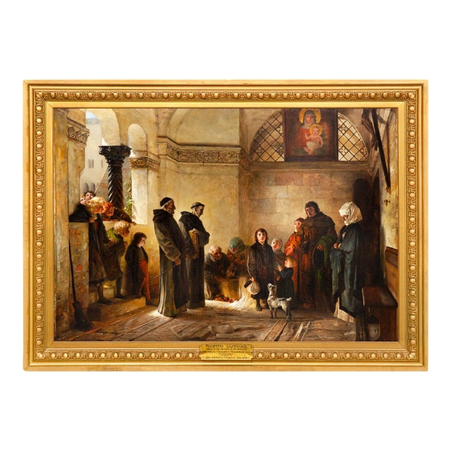 Museum Quality Painting “Martin Luther at Magdeburg” by Wilhelm Lindenschmit For Sale