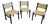 Dining Chairs by Arnold Merckx for Arco, Set of 3 For Sale