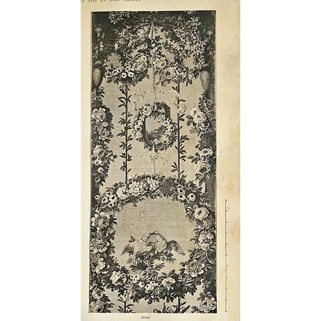 French Set of 3 Rare Antique French Textile Design Lithographs- Louis Xiv, XVI Styles by Philippe De Lassal, P Migrard For Sale - Image 3 of 7
