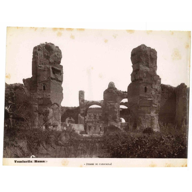 Ludovico Tuminello, Baths of Caracalla, Vintage Photograph, Early 20th Century For Sale