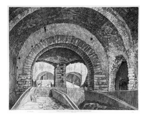 Avanzi di un Gran Salone nel piano terra della Villa di Mecenate in Tivoli 1826