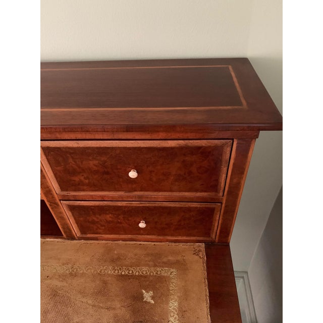 Auburn Elegant Austrian Biedermeier Writing Desk (Exact Replica) For Sale - Image 8 of 11