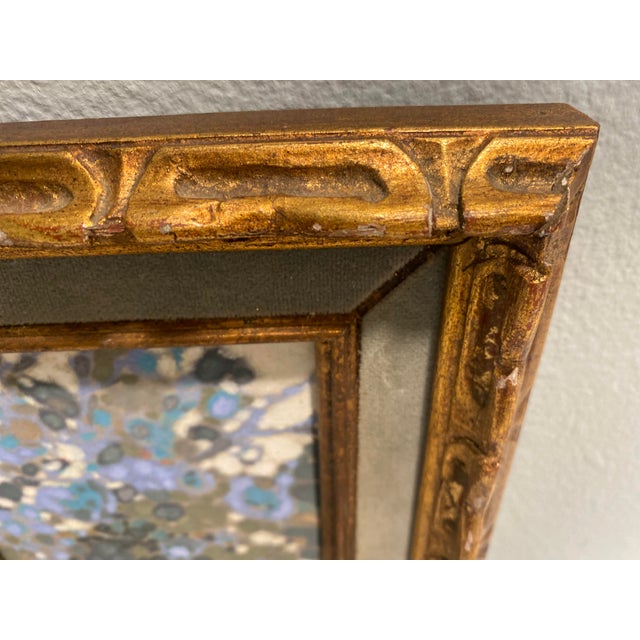 Small Abstract Flower Painting by North Carolina Artist Nanci Blair Closson For Sale - Image 4 of 6
