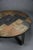 Brutalist Round Coffee Table in Norwegian Slate, Concrete and Hammered Brass attributed to Paul Kingma, Netherlands, 1970s For Sale - Image 6 of 14