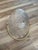Glass Vintage Clear Pressed Glass Fruit Basket Bowl For Sale - Image 7 of 11