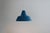 Industrial Petrol Blue Enamel Workshop Pendant Lamp by Louis Poulsen, Denmark, 1960s For Sale - Image 3 of 7