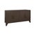 Contemporary Matthew Izzo Home Grace Chocolate Brown Four Door Buffet With Brass Tassel Door Pulls For Sale - Image 3 of 11