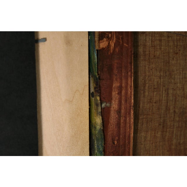 Albert Bertalan (Hungarian, 1899-1957), Boat Landing, Oil on Canvas (Updated) For Sale - Image 10 of 10