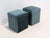 Velvet Ottomans from Sable Interiors, Set of 2 For Sale - Image 6 of 13