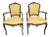 20th Century Louis XV Style Floral Carved Chairs - a Pair For Sale
