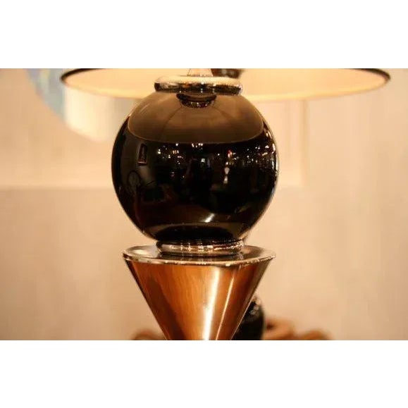 Late 20th Century Italian Steel Ball Lamps For Sale - Image 5 of 9