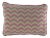 Midcentury Art-Full Handmade Zigzag Multi Color Pillow 14 X 11 For Sale