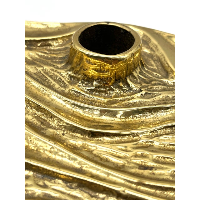 Sculptural Brutalist Four-Flame Candlestick by Antonella Caprio Saviato, Italy, 1960s For Sale - Image 12 of 16