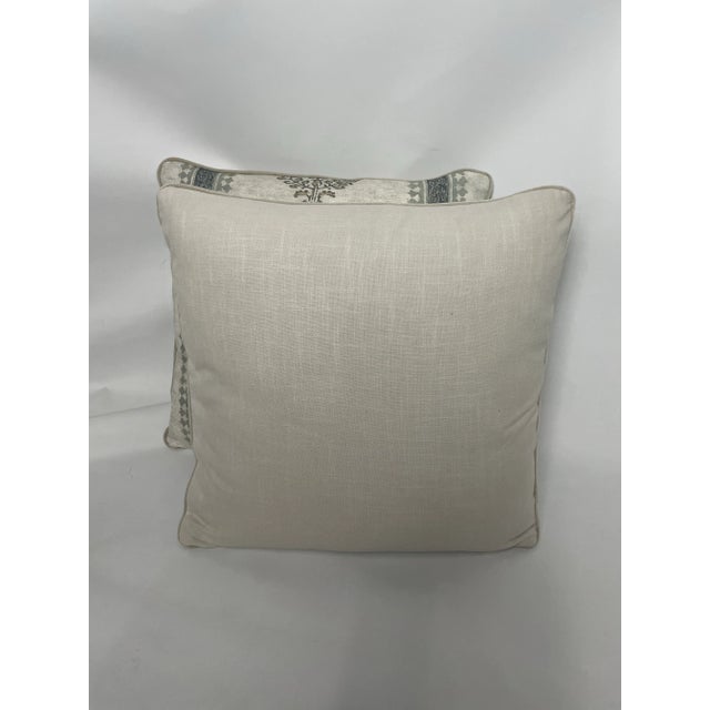 Thibaut Chappana in Grey Pillows - Pair For Sale In New York - Image 6 of 12