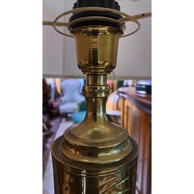 Modern Table Lamp in Brass For Sale - Image 5 of 7