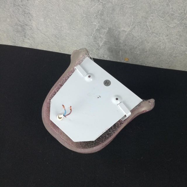 Murano Glass Wall Lamp, Italy, 1970s For Sale - Image 3 of 11