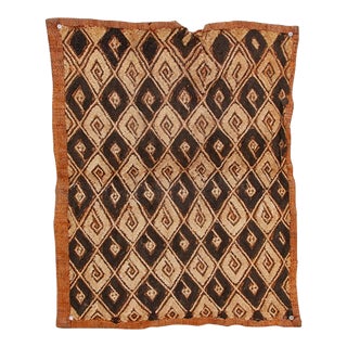 Desert Oasis African Kuba Cloth Panel For Sale