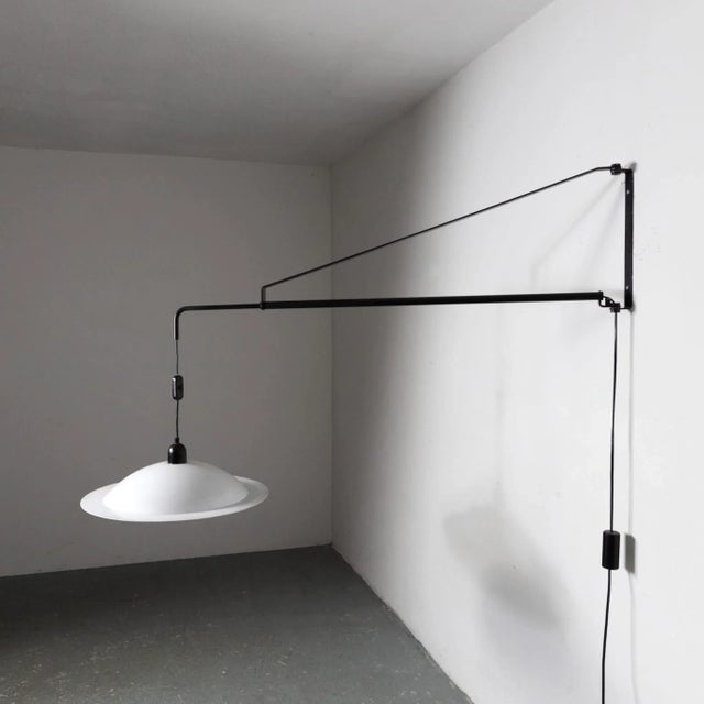 Stilnovo Mid-Century Wall Lamp Potence Counterweight by Stilnovo. Italy, 1970s For Sale - Image 4 of 13